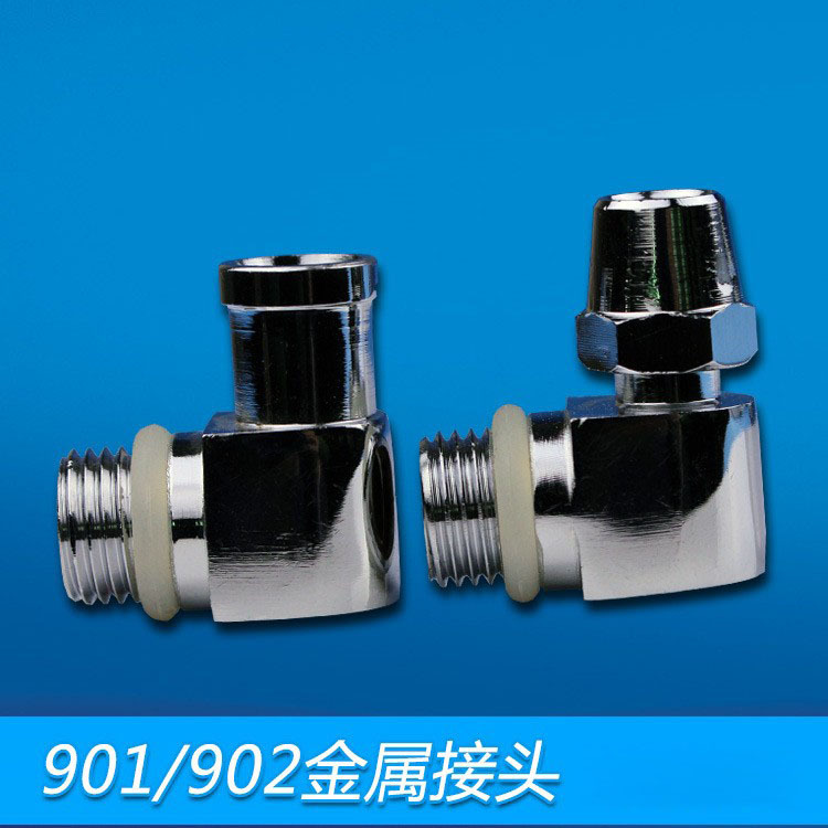 Purificador de agua de escritorio conector 2 puntos dientes a su vez 8MM codo tubo de metal 902 conector de tubo de gancho 901PVC conector de la manguera