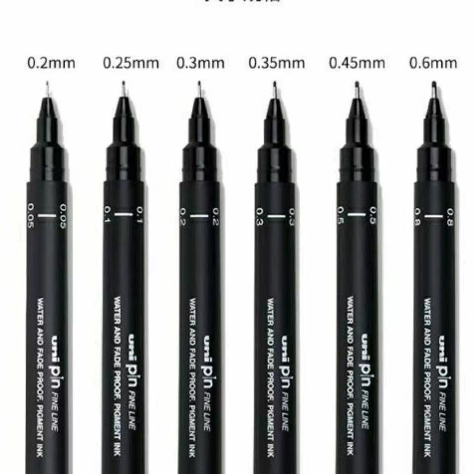 Японский Mitsubishi Gouxie Ручка иглы ручка черный держатель пера