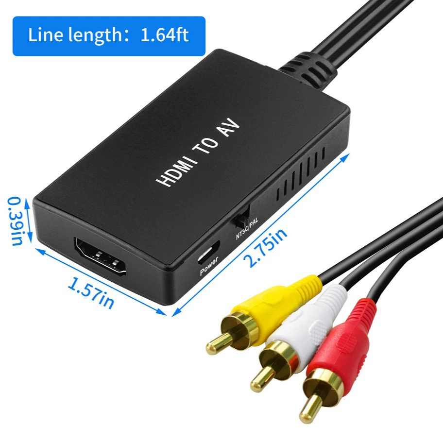 Поставщик производителя конвертер HDMI в AV HDMI в RCA HDMI в RCA HD высокое разрешение и высокая способность