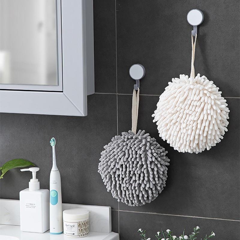 Japanese knitted wipe hand towel hanger kitchen thick absorbent quick-dry bathroom cute rag Nordic