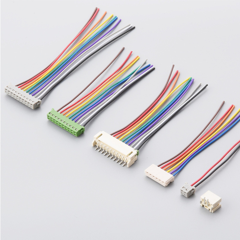 超薄型 1.25 ミリメートル端子線 1.0 1.5 2.0 ミリメートルシングルおよびダブルヘッドオスとメスの接続線 2-12p 端子線|undefined