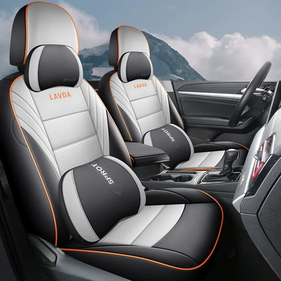 full leather car: Four Seasons Pad - black-gray-deluxe-edition-ckx-langyi