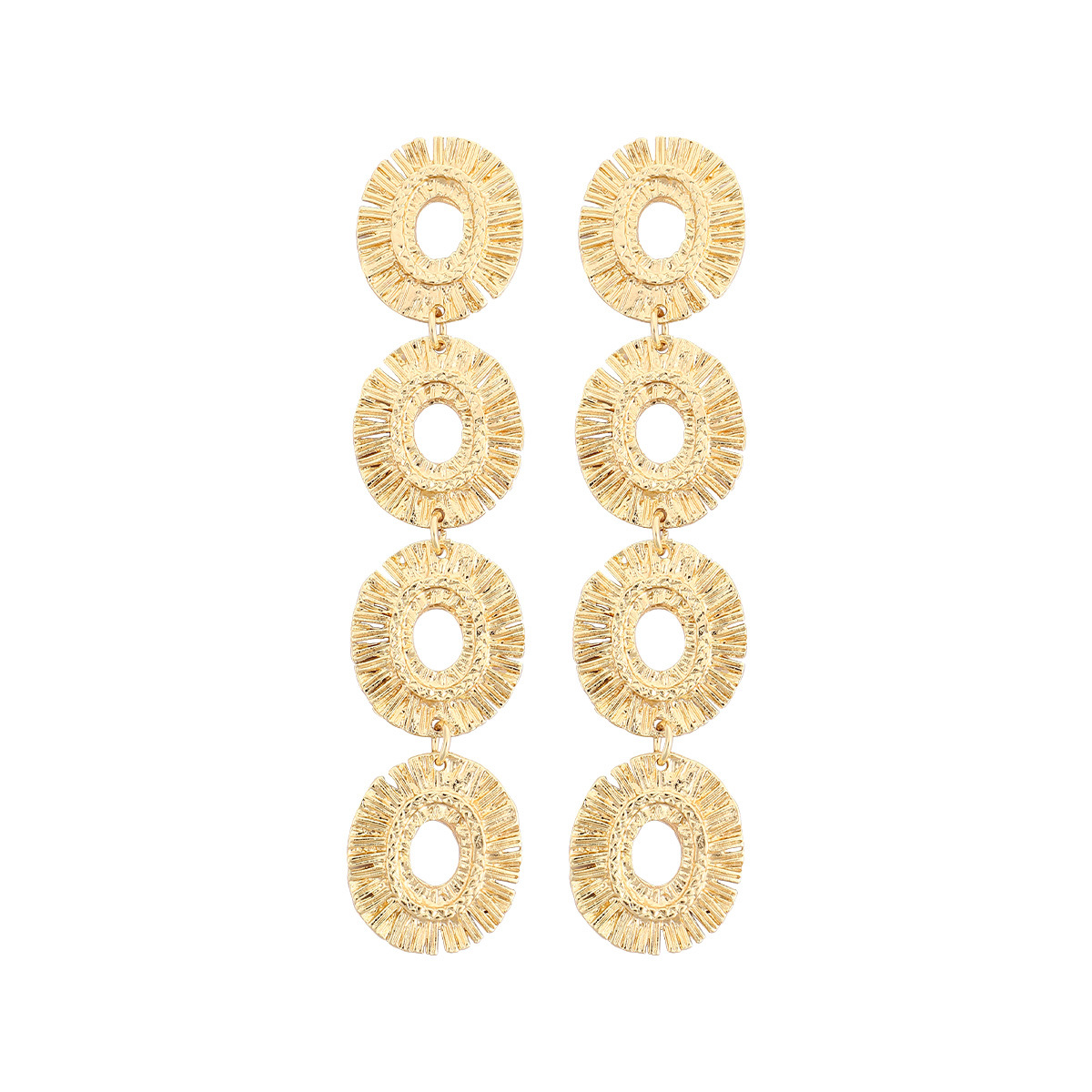 1 Pair Fashion Geometric Alloy Plating Womenu0027S Drop Earrings