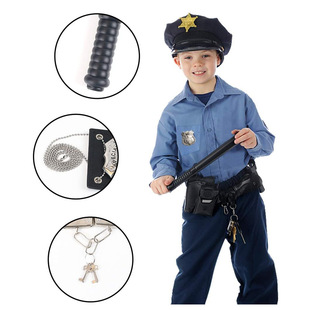 European and American children's police costume accessories set cosplay Halloween cross-border performance role play