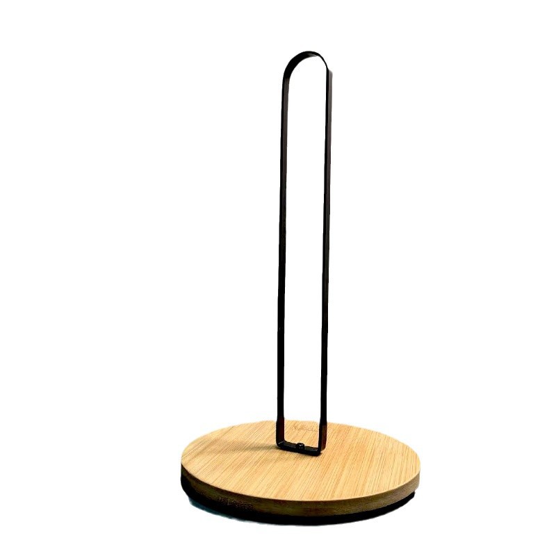 Soporte elegante para papel de cocina, de metal, sin perforación