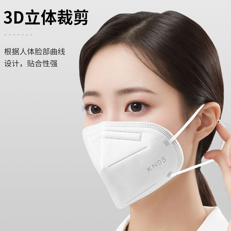 Kn95 Industrial Dust Mask Seven-Layer Thickeneded Activated Carbon Ear-Hook Breathing Valve Industrial Dust and Haze Prevention Mask