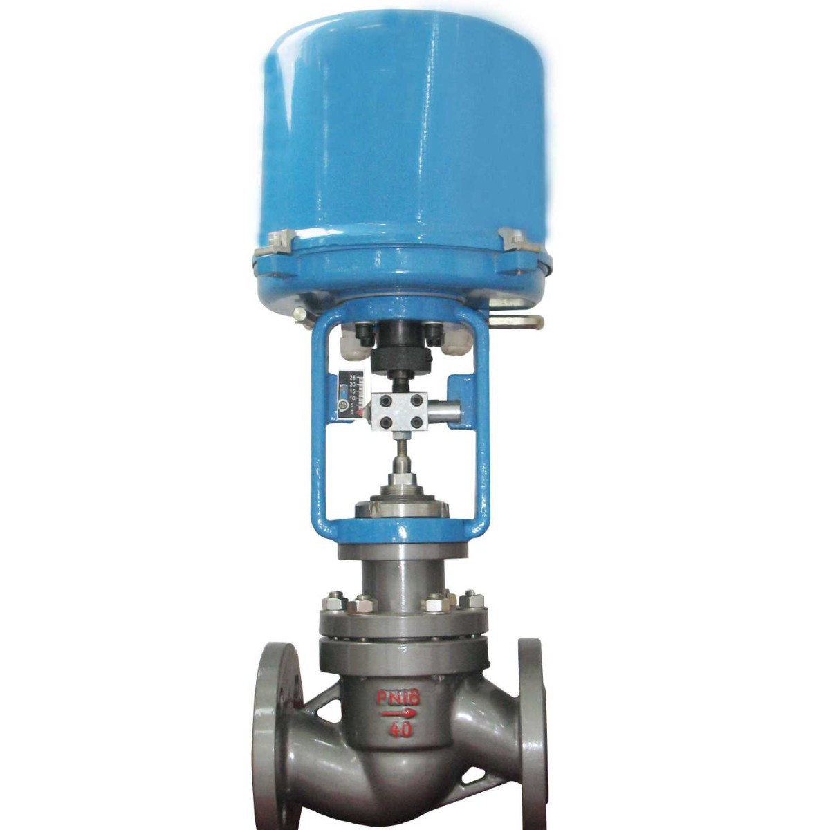 电子式电动三通调节阀 DN100电动三通分流调节阀 电动温控三通阀