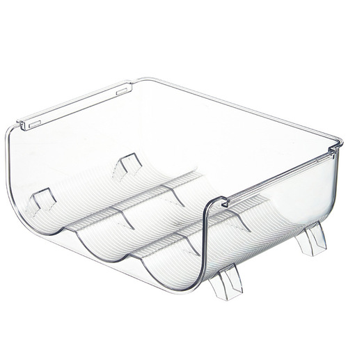 Water cup storage rack multi-layer transparent desktop creative stackable cup holder plastic household thermos cup storage rack