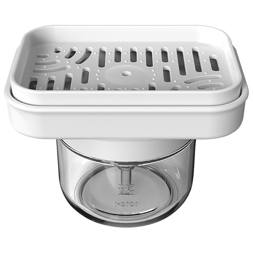 Dishwashing liquid press, storage box, kitchen sink dishwashing liquid automatic dispenser, soap box, sponge storage rack