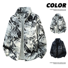 新款迷彩男士立领韩版休闲棉衣保暖青少年男上衣个性潮流外套棉服
