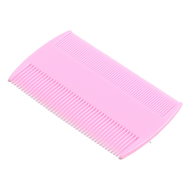 Double-sided plastic comb household fine tooth lice comb pet flea comb Dandruff Removal cleaning grate comb