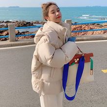 特大码胖mm2-300斤棉衣棉服女秋冬季宽松加厚保暖棉袄面包服外套