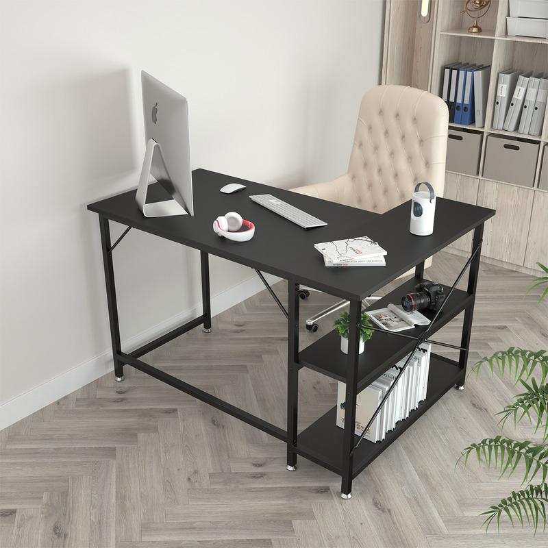 Foreign Trade Furniture American Simple Corner Desk Corner Workbench Home L-shaped Corner Computer Desk Desktop Office