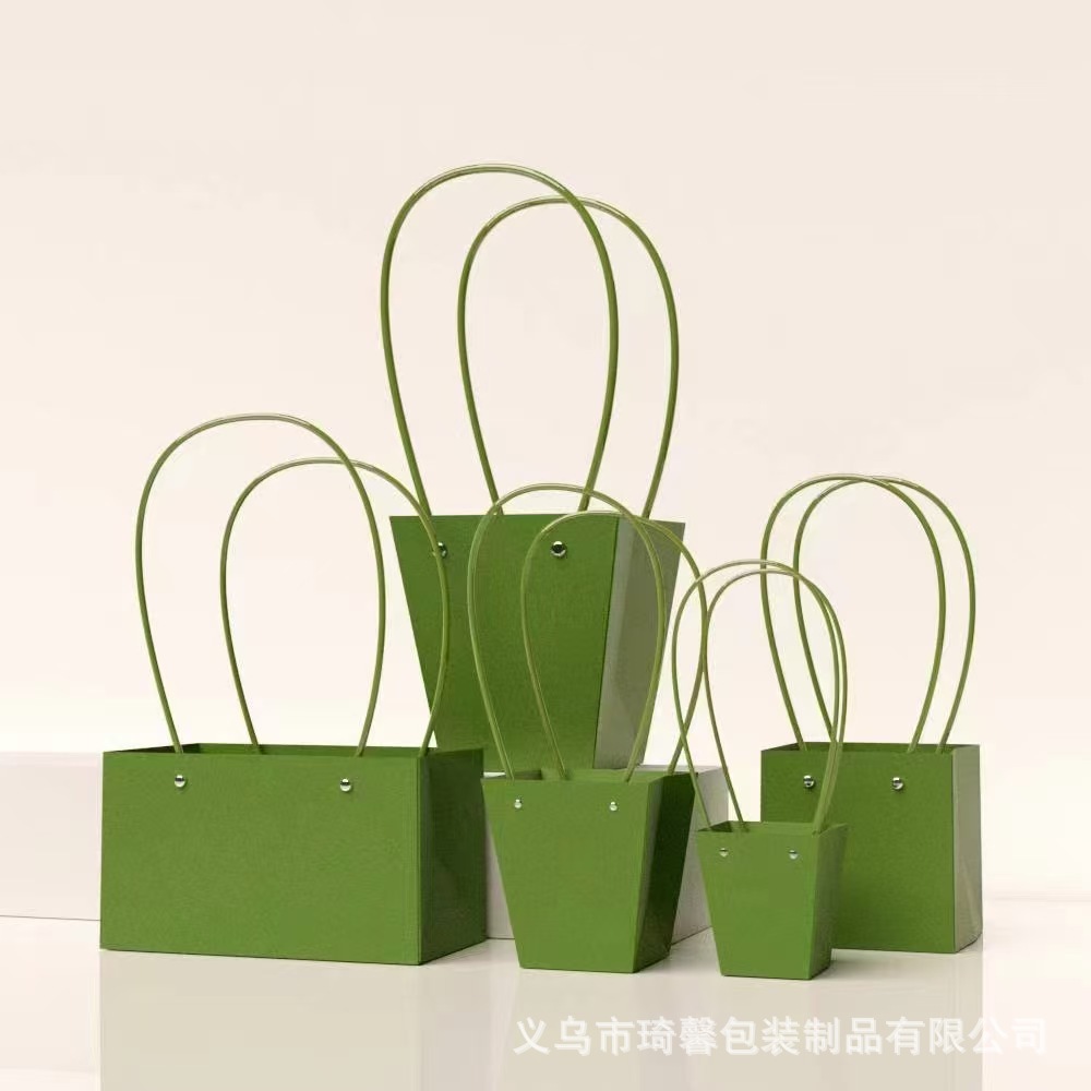 Caja Portátil para Flores de Cartón Blanco Impermeable para Arreglos Florales image 22
