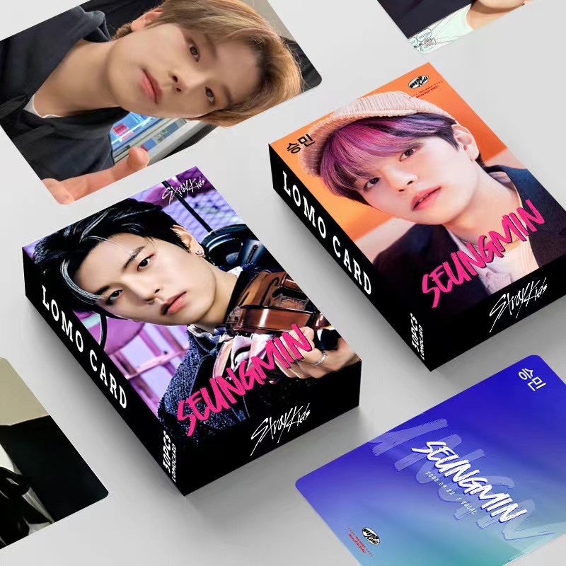 Straykids double-sided 30 LOMO cards seungmin Kim Seung-min small card photo card greeting card