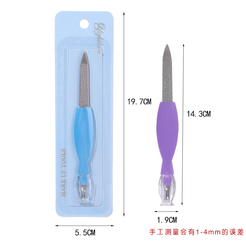 Double-sided exfoliating sharp manicure tools set for manicure…