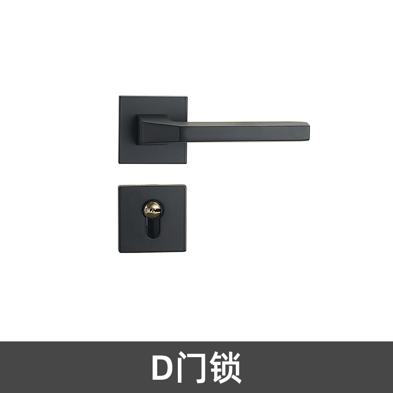 Cerradura de la puerta del Hogar Universal mudo cerradura de la puerta interior manija de la puerta hardware de la puerta de acero inoxidable dormitorio cerradura de la puerta dividida