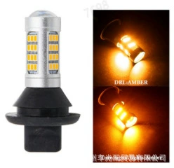 Yellow Dual-Color Turn Signal Light 7440 Gündüz işıqları - 180-degrees-yellow