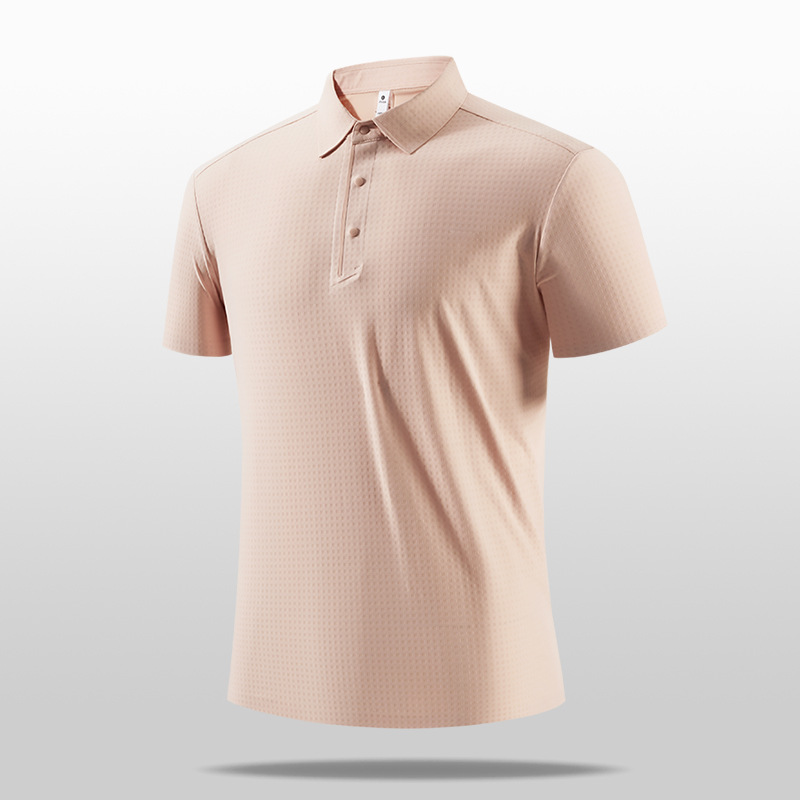 Pingtie Business POLO Shirt Golf Quick-drying Clothes Stylish Running Casual Men's High-end Design Sense Top with Vertical Collar