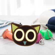 厂家创意钥匙扣玩具公鸡钥匙扣687弹簧丁丁促销礼品批发娃娃机饰