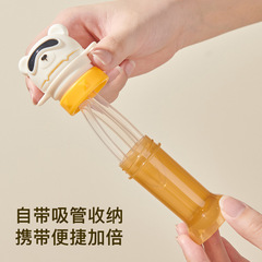 Portable drinking water artifact for children and babies, anti-choking water bottle cap, mineral water straw cap, water bottle conversion mouth cap, universal