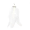 Cheap replacement of white feathers