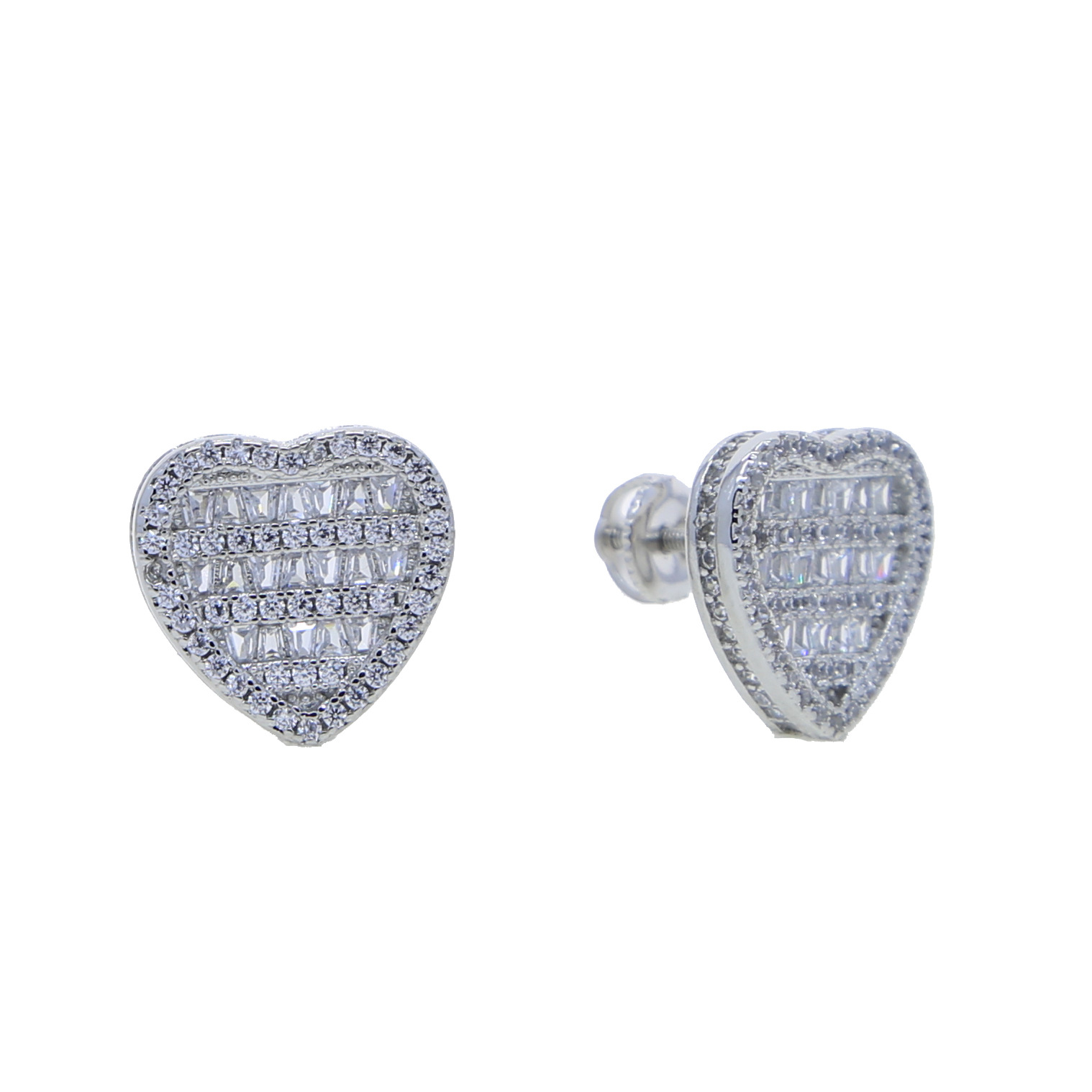 Minimalist Stainless Steel Stud Earrings For Men Punk Style_voghion.com