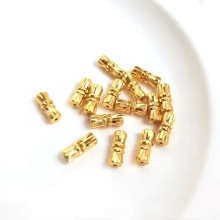 保色电镀diy饰品蝴蝶螺丝扣串珠手链项链连接螺旋扣花生扣珍珠扣