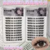 20 rows of 200 clusters of glue-free thick nine-tail rabbit eyelash book