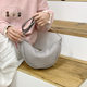 Japanese Solid Color Dumpling Bag Women's 2025 New Fashionable Dumpling Bag Lightweight Shoulder Canvas Bag Satchel Underarm Bag Cross-border