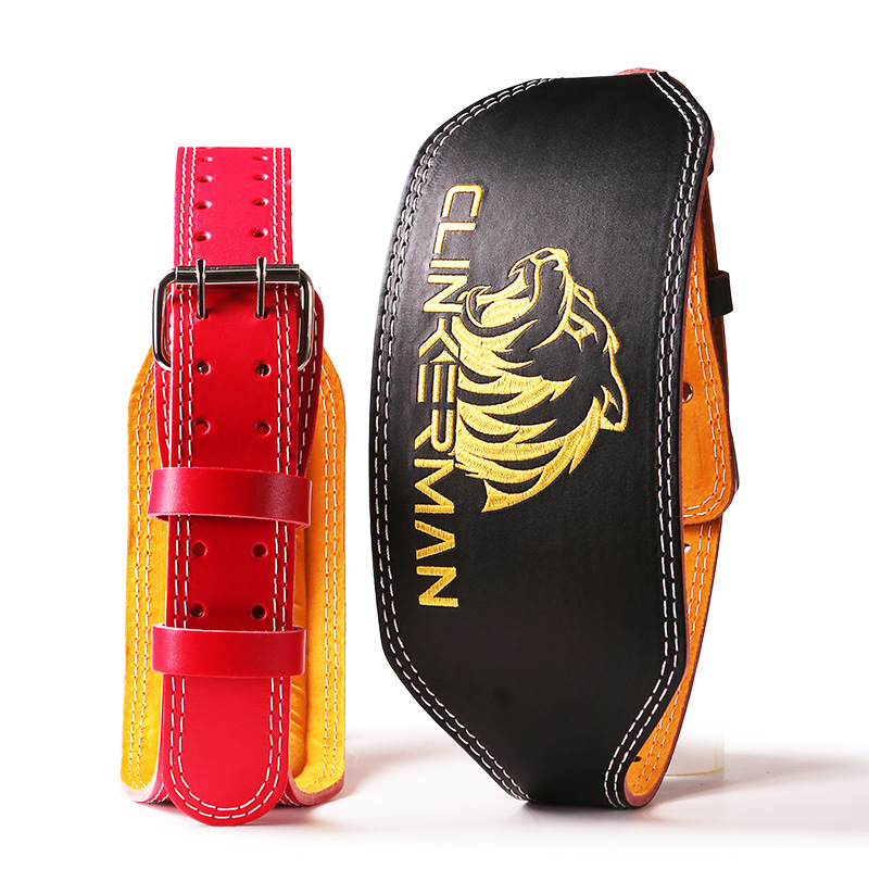 Manufacturers Supply Fitness Belts, Powerlifting, Squat Belts, Thickened Professional Men's and Women's Sports Waist Belts, Cross-Border Goods