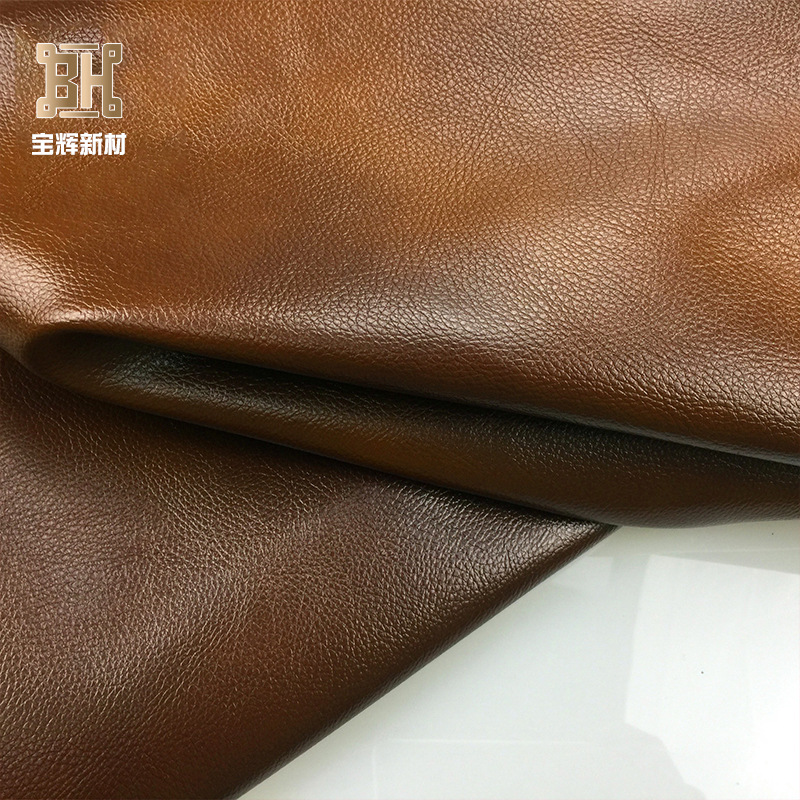 仿牛皮仿真荔枝纹家具坐垫汽车内饰装饰麂皮绒布底鞋材