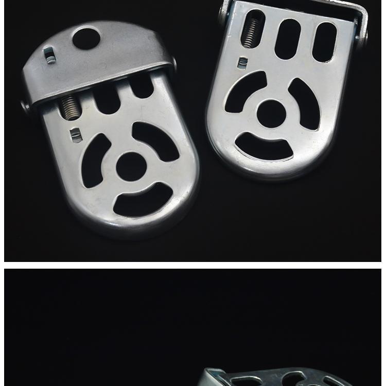Electric Bicycle Rear Footrest, Mountain Bike Rear Wheel Passenger Footrest, Universal Rear Axle Folding Footrest