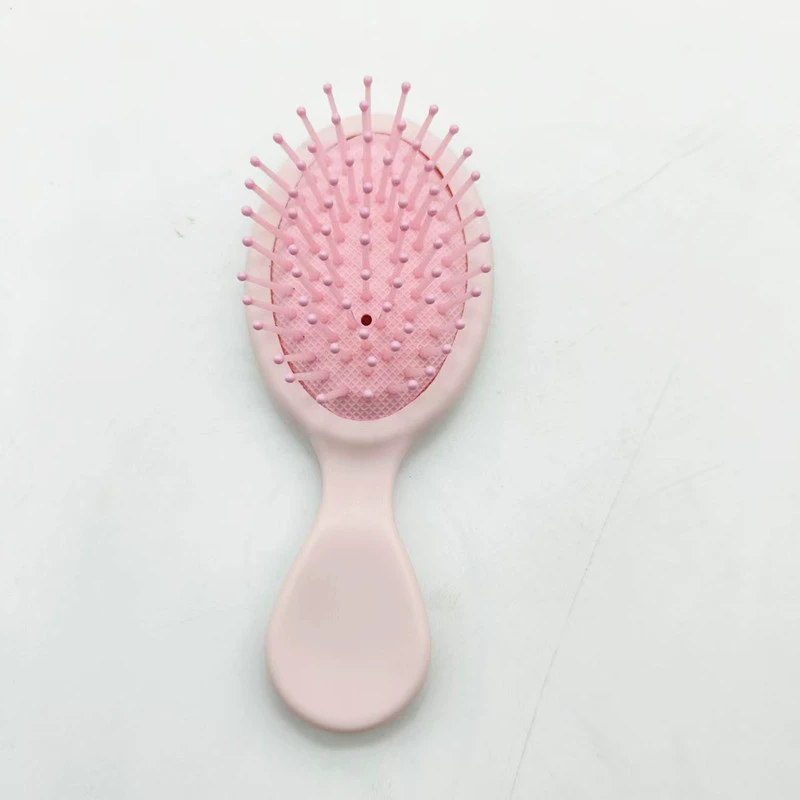 Handheld Scalp Massager Brush, Matte Finish, Soft Cushion, 14 cm Compact