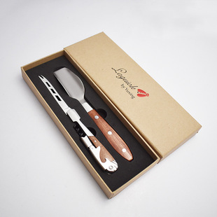 Factory Direct Sales Stainless Steel Cheese Knife Cheese Shovel Cheese Grater Multifunctional Shovel Western Food Knife Set Cheese Knife