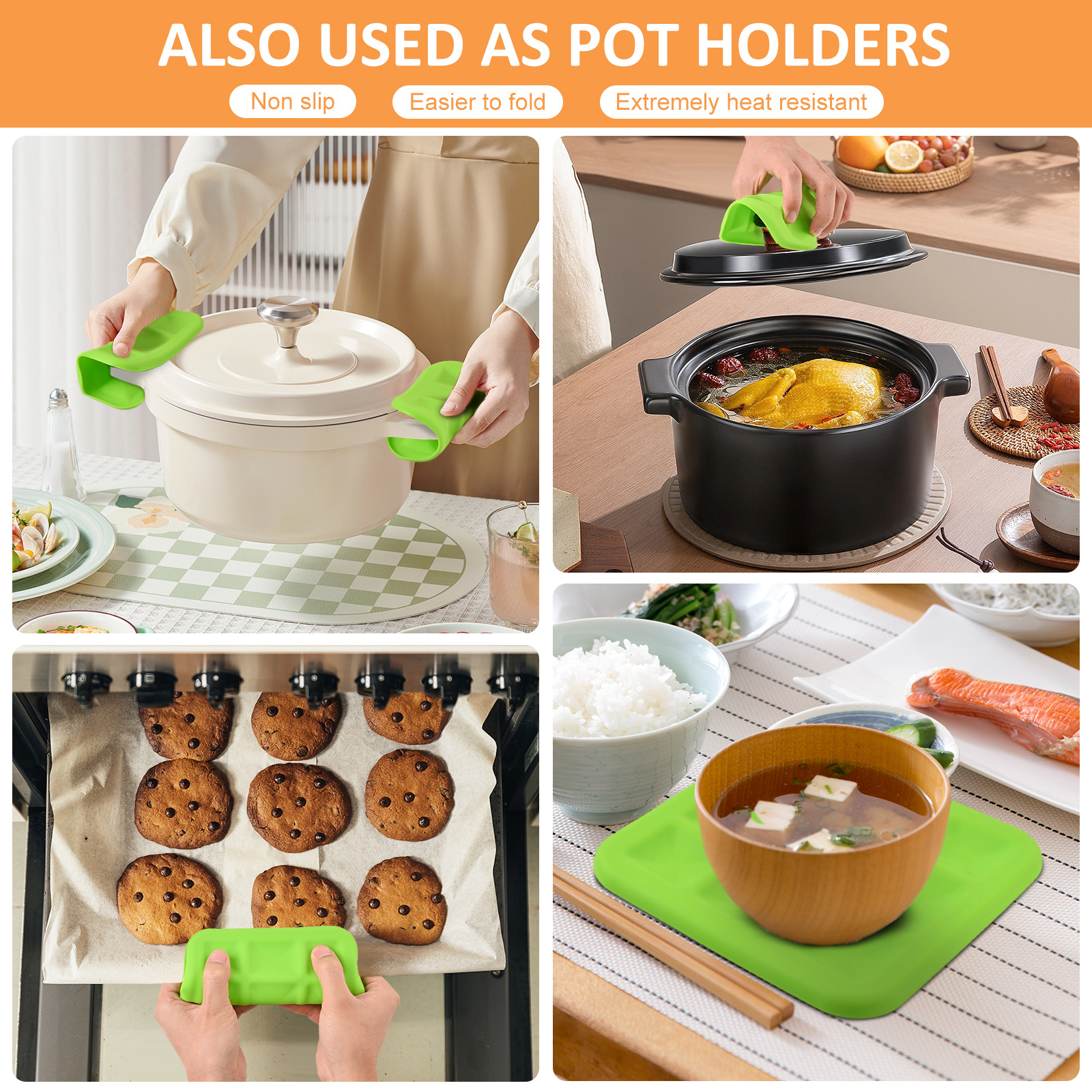 Taza de té de silicona almohadilla de platos almohadilla de aislamiento térmico almohadilla de mesa de comedor almohadilla de comedor casera alta sensación de lujo ligera mortero resistente al quemado almohadilla