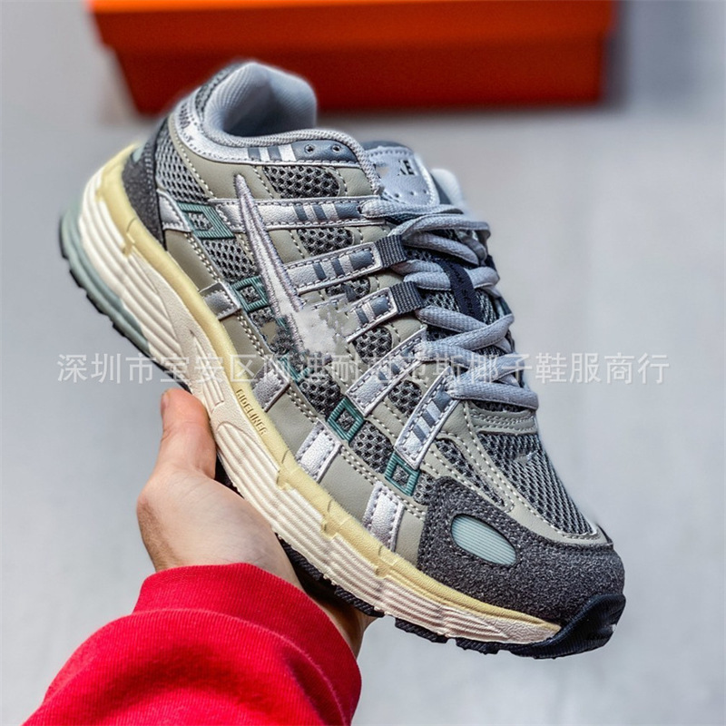 Putian Shoes Cross-Border P6000 Men's Sports Shoes Dad Shoes Mesh Breathable Female Couple Running Shoes Retro Breathable Shoes