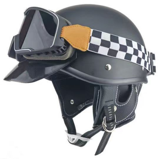 Helmet Summer, Motuoche Motosiklet kaskı (dəbilqə) - black-3c