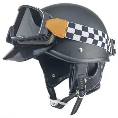 summer cruise small scoop helmet, Motosiklet kaskı (dəbilqə) - yahei58cm-new-national-standard-3c-helmet-original-brim-without-goggles