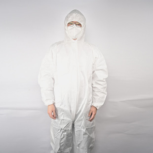 Sf Non-Woven Breathable Membrane 55g Disposable One-Piece Protective Clothing for Pig Farms, Fishing and Spray Painting Special Waterproof