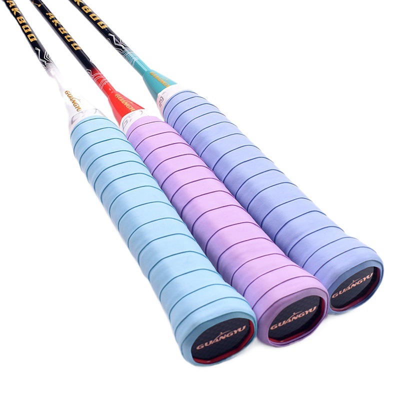 Cinta adhesiva transfronteriza plana, antideslizante, duradera y absorbente del sudor para raquetas de pickleball, cinta de agarre de látex para raquetas de bádminton. image 1