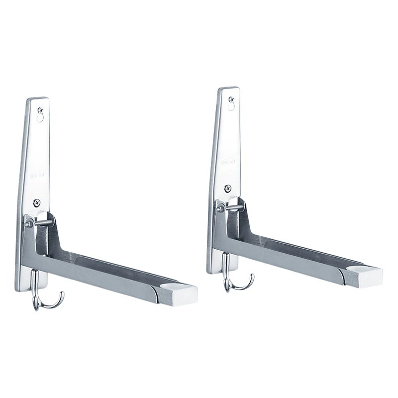 Стеллаж для микроволновой печи Настенный кухонный 304 Полка из нержавеющей стали Кронштейн для хранения микроволновой печи Бытовой