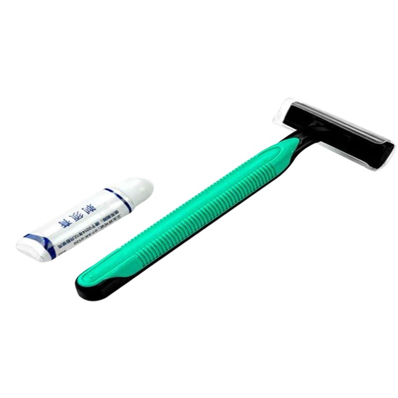 Hotel Supplies Disposable Razor Double Layer Stainless Steel Razor Bathing Beach Hotel Bathroom Club Free Shipping
