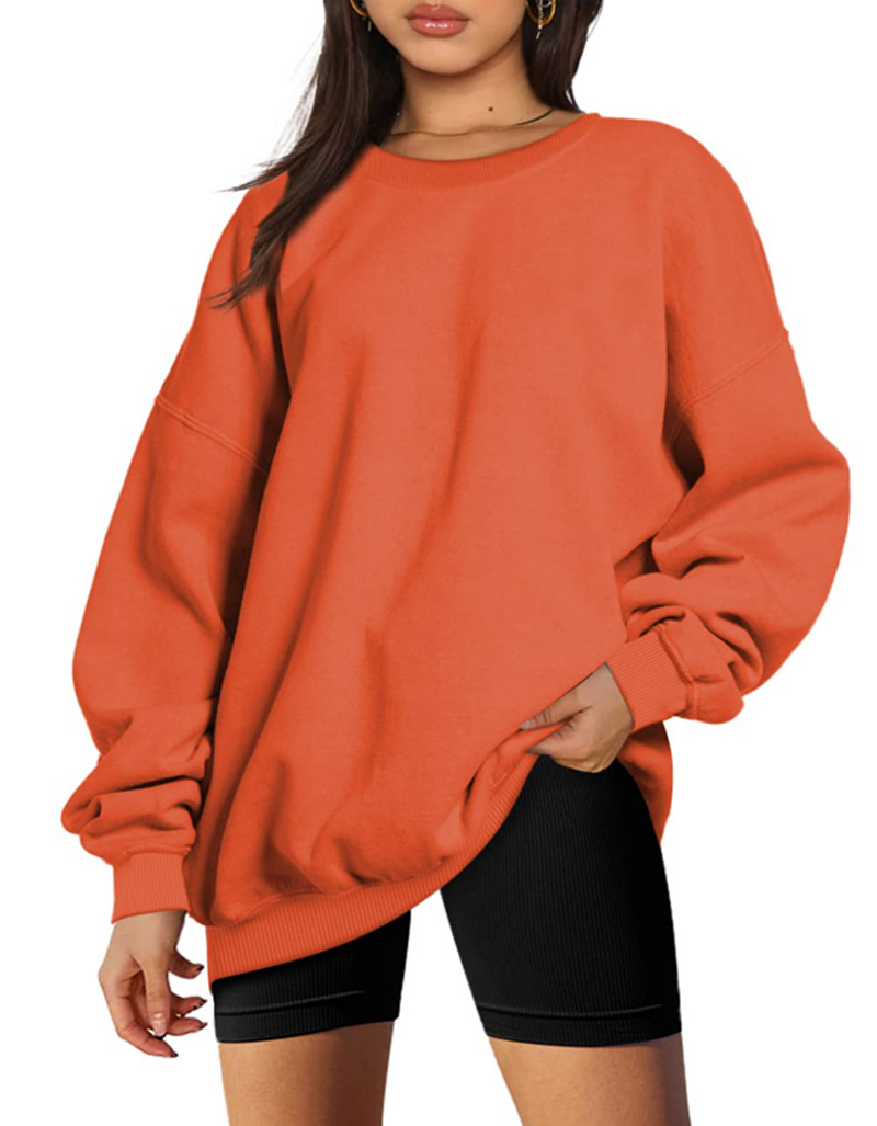 Pullovers Placket Type Drop Sleeve Sleeve Type Wholesale Women's Wool Casual Sport Style Solid Color Long Sleeve Hoodies & Sweatshirts