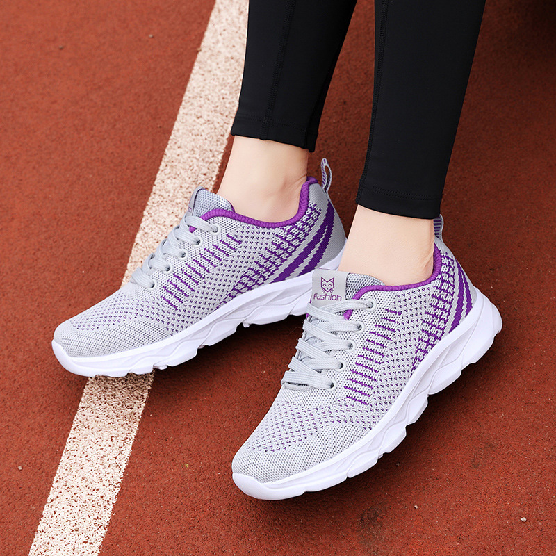 Zapatos para caminar de malla transfronteriza zapatillas de deporte casuales de mediana edad y ancianos zapatos de fondo suave para correr tesoro de comercio exterior zapatos de viaje populares