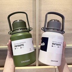 316 Insulated Cup Large Capacity Stainless Steel Water Bottle for Men and Women, Students, Simple and Portable, Outdoor and Sports Water Jug