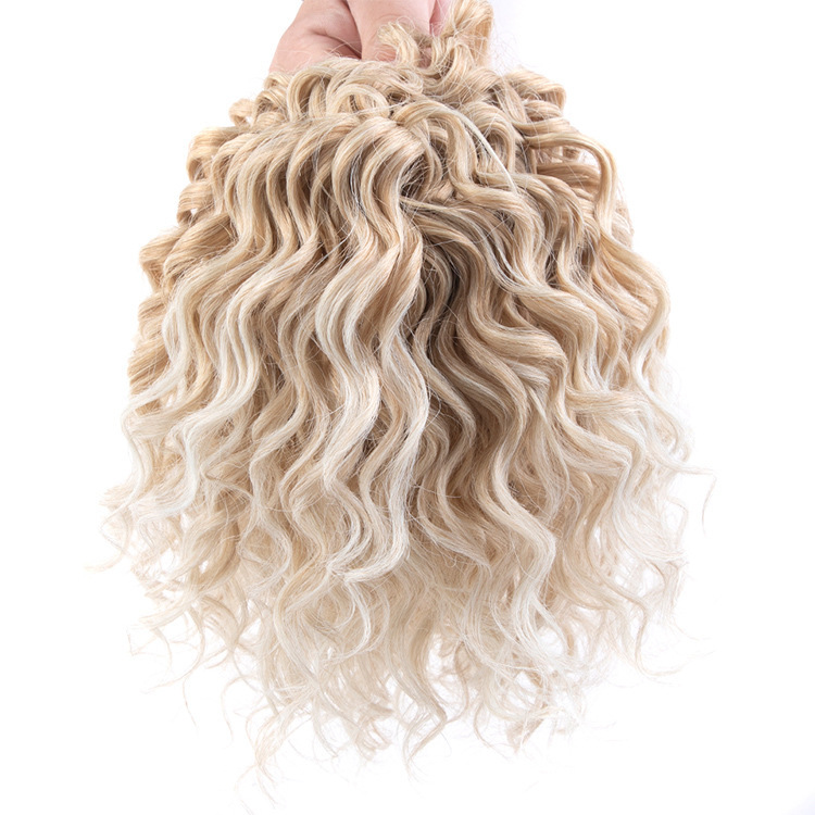 Rebecca European and American wig chemical fiber wig braid corrugated curly hair extension hair wigs Russian cross-border hot