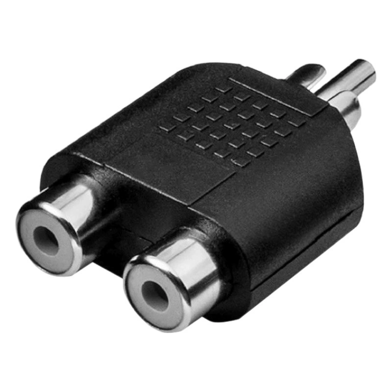 Адаптер аудиокабеля 3,5 мм штекер Lotus женский RCA одна минута два переходной кабель аудиоусилитель разветвитель