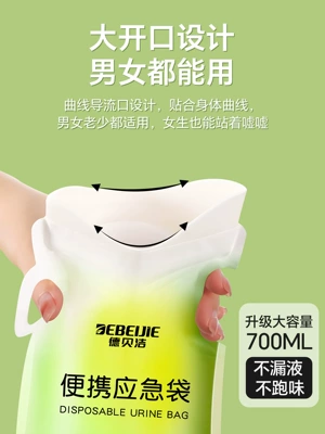 Unisex Travel Car Urinal | On-board emergency urine bag