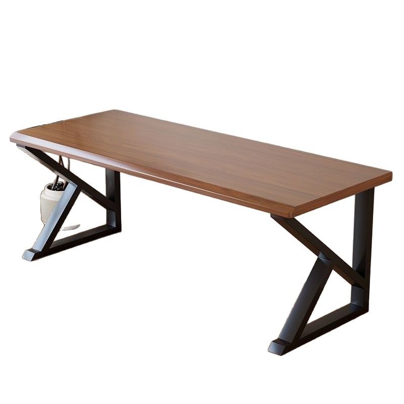 Mesa de madera maciza mesa de deportes caseros mesa de computadora doble escritorio dormitorio escritorio de madera maciza mesa de oficina larga mesa de trabajo